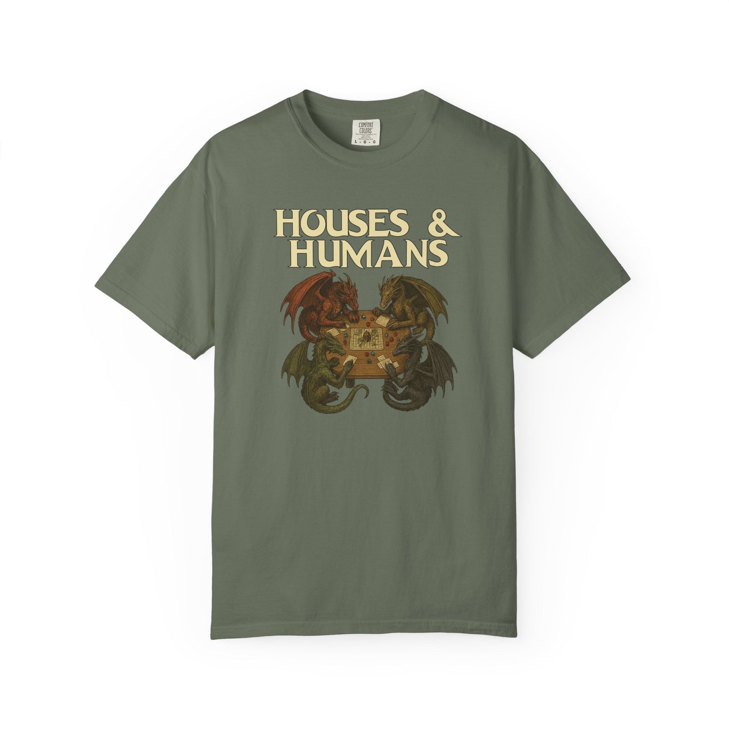 Houses & Humans Dragon RPG Tee – Fantasy Tabletop Shirt