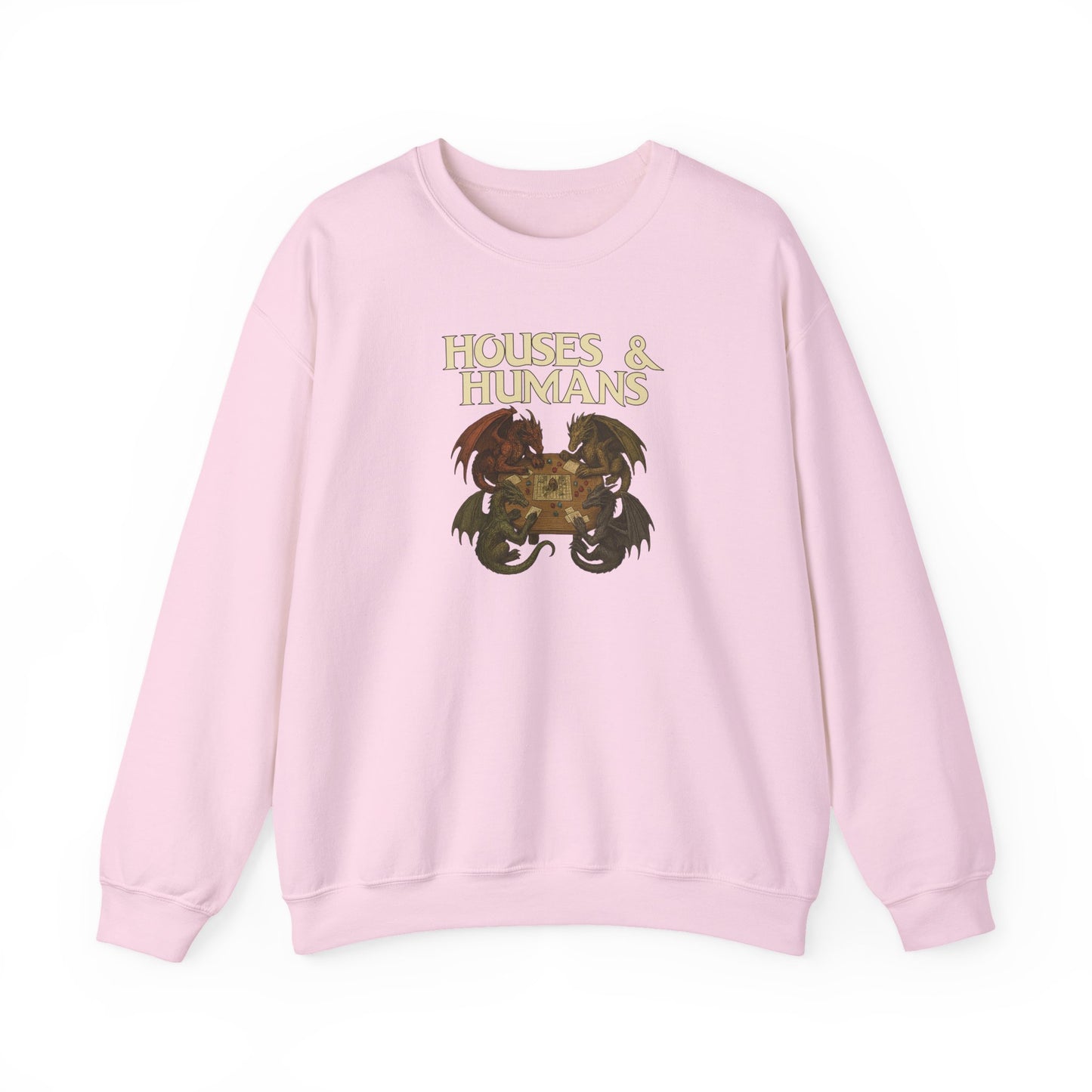 Houses & Humans Dragon Crewneck – Unisex Heavy Blend™ Sweatshirt