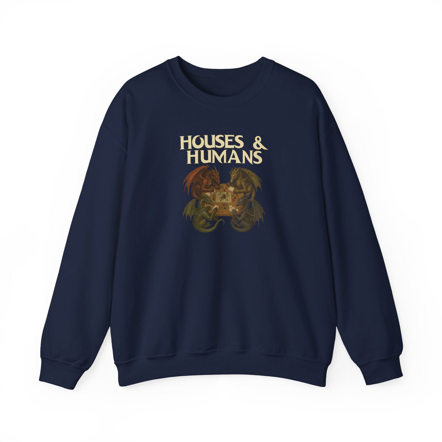 Houses & Humans Dragon Crewneck – Unisex Heavy Blend™ Sweatshirt