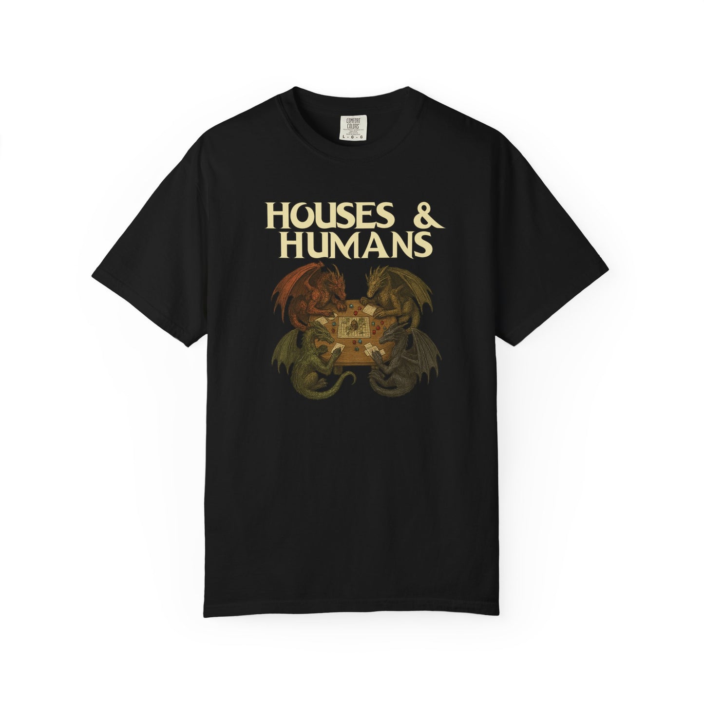 Houses & Humans Dragon RPG Tee – Fantasy Tabletop Shirt