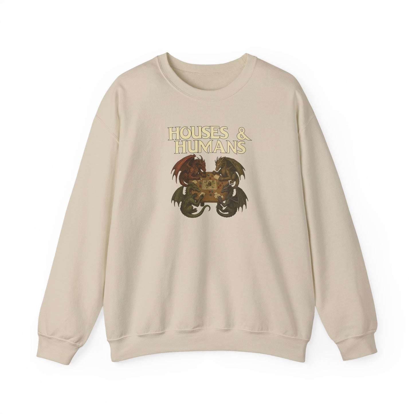 Houses & Humans Dragon Crewneck – Unisex Heavy Blend™ Sweatshirt